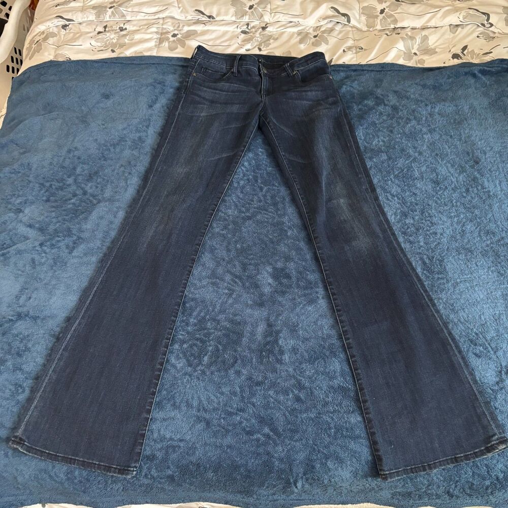 KUT womens blue baby bootcut jeans size 4
